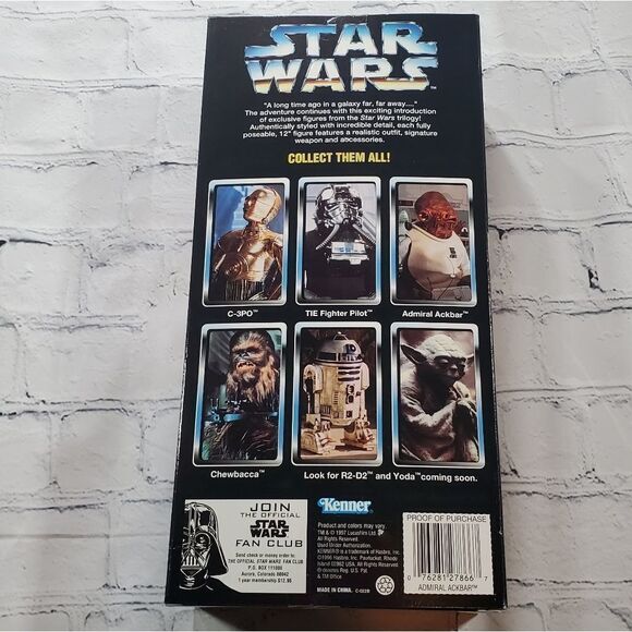 NIB Vintage Star Wars Collector Series Admiral Ackbar Figure - Picture 4 of 8